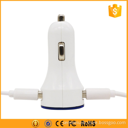 Wholesale Micro USB Car Charger 2 Port Adapter